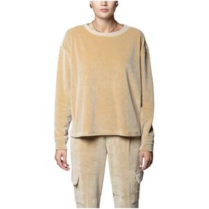 Mason's, Dames, Tops, Beige, Maat: 2XS Katoen,