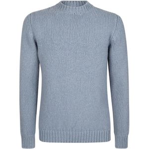 Eleventy, Heren, Truien, Blauw, Maat: L Wol,