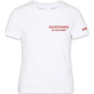 MC2 Saint Barth, Dames, Tops, Wit, Maat: S