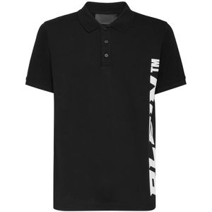 Philipp Plein, Heren, Tops, Zwart, Maat: XL Katoen,