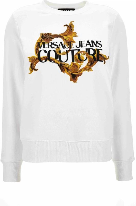 Versace Jeans Couture - Sweatshirt - Bruin - Ronde Hals - Lange Mouw