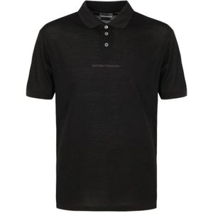 Emporio Armani, Heren, Tops, Zwart, Maat: XL