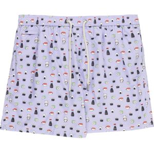 Saint Barth, Heren, Badkleding, Paars, Maat: L Zijde,