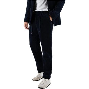 Distretto12, Heren, Broeken, Blauw, Maat: M Corduroy,