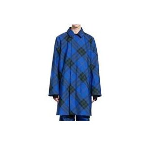 Burberry Coats , Blue , Heren , Maat: XL