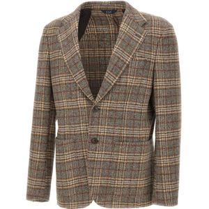 Fay, Heren, Jassen, Bruin, Maat: XL Wol,