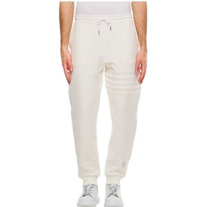 Thom Browne, Heren, Broeken, Wit, Maat: M Katoen,