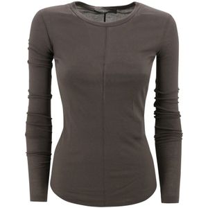 Weekend Max Mara, Dames, Tops, Bruin, Maat: L Katoen,