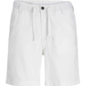 Jack & Jones, Heren, Korte broeken, Wit, Maat: XL Katoen,