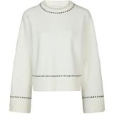 Relaxed fit blouse met wol, model 'Roeme'