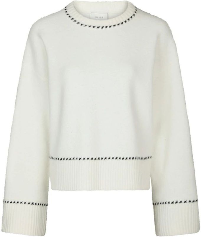 Relaxed fit blouse met wol, model 'Roeme'