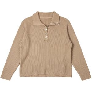 Bad Habits, Dames, Truien, Beige, Maat: M Jersey,