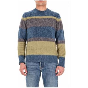 Roberto Collina, Heren, Truien, Veelkleurig, Maat: XL Katoen,