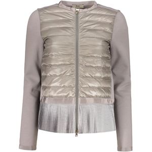 Herno, Dames, Jassen, Grijs, Maat: XS Fleece,
