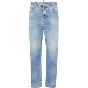 Dsquared2, Heren, Jeans, Blauw, Maat: M Denim,