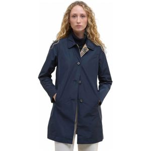 Barbour, Dames, Mantels, Blauw, Maat: XS Poliester,