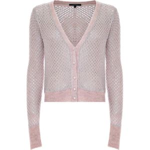 Kocca, Dames, Truien, Roze, Maat: S Viscose,