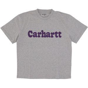 Carhartt Wip, Dames, Tops, Grijs, Maat: XS Katoen,