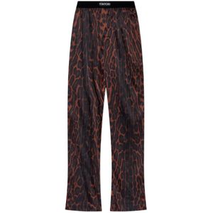 Tom Ford, Heren, Nachtkleding & Lounge, Bruin, Maat: S Zijde,