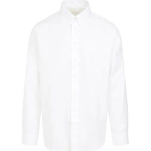 Givenchy, Heren, Overhemden, Wit, Maat: 2XL Katoen,