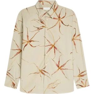Dries Van Noten, Heren, Overhemden, Beige, Maat: M