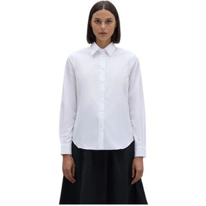 Aspesi, Dames, Blouses & Shirts, Wit, Maat: S