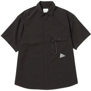 And Wander, Heren, Overhemden, Zwart, Maat: S