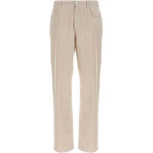 A.p.c., Heren, Broeken, Wit, Maat: W30 Katoen,