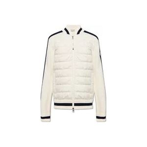 Moncler Vest met dons voorzijde , White , Heren , Maat: XL