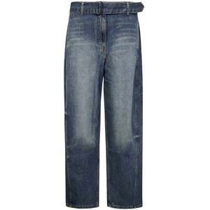 Magda Butrym, Dames, Jeans, Blauw, Maat: XS Denim,