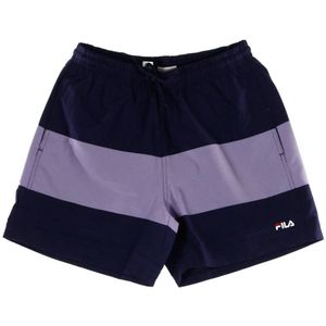 Fila, Heren, Korte broeken, Paars, Maat: S Poliester,