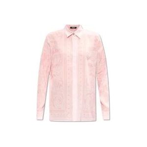 Versace Zijden shirt , Pink , Dames , Maat: 2XS