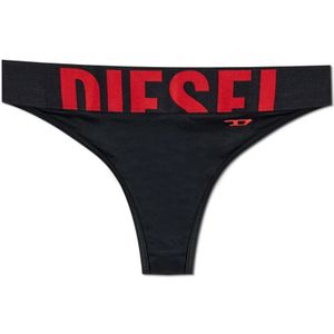 Diesel, Dames, Badkleding, Zwart, Maat: L Polyamide,