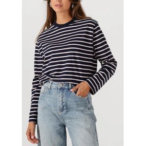 Envii, Dames, Tops, Blauw, Maat: XL Katoen,