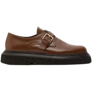 Max Mara, Dames, Schoenen, Bruin, Maat: 40 EU Leer,