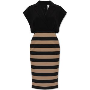 Max Mara, Dames, Jurken, Zwart, Maat: M Poliester,