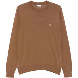 Etro, Heren, Truien, Bruin, Maat: XL Katoen,