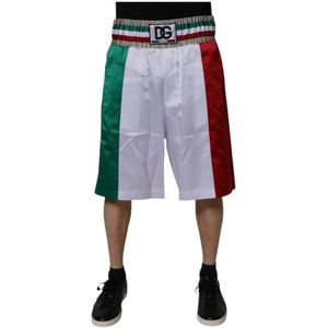 Dolce & Gabbana, Heren, Korte broeken, Veelkleurig, Maat: L Poliester,