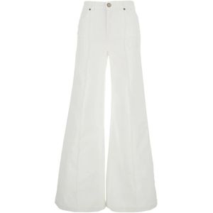 Twinset - Broeken - Wit - Katoen