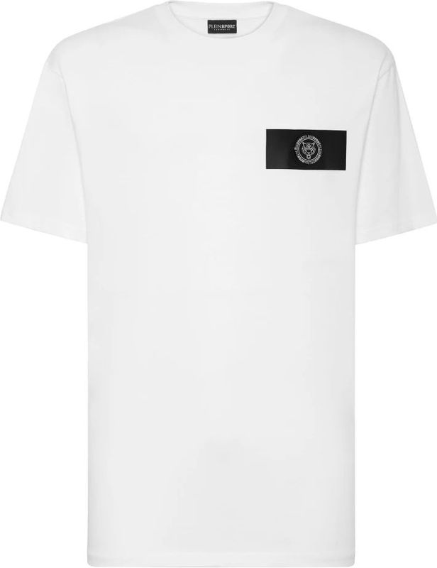 Plein Sport, Heren, Tops, Wit, Maat: S Katoen,