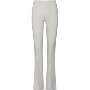 Sandro Ferrone, Dames, Broeken, Wit, Maat: S Leer,