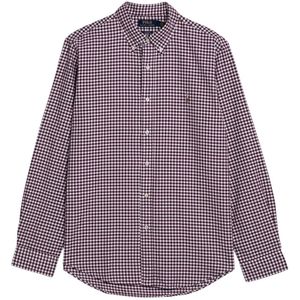 Polo Ralph Lauren, Heren, Overhemden, Bruin, Maat: S Katoen,