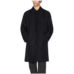 Armani Exchange - Blazer - Zwart - Polyester - Met Reverskraag en V-hals en Voorzakken