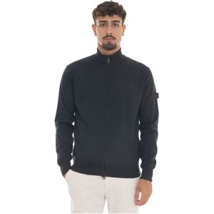 Peuterey, Heren, Truien, Blauw, Maat: 2XL Katoen,