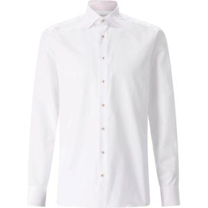 Stenströms, Heren, Overhemden, Wit, Maat: S Katoen,