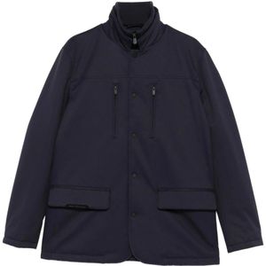 Save The Duck, Heren, Jassen, Blauw, Maat: S Poliester,