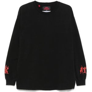 Gallery Dept., Heren, Sweatshirts & Hoodies, Zwart, Maat: M Katoen,