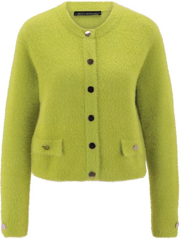 Betty Barclay - Gebreid Vest - Neongeel