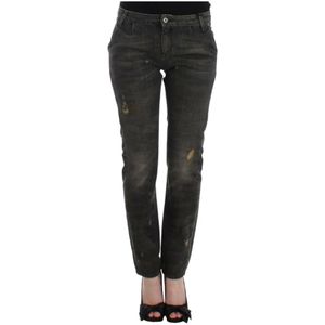Costume National, Dames, Jeans, Grijs, Maat: W26 Katoen,