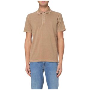 Fay, Heren, Tops, Beige, Maat: 2XL Katoen,